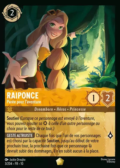 Carte Lorcana 003/204 Raiponce Foil | LorenZone