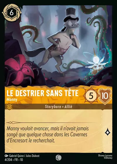 Carte Lorcana 004/204 Le destrier sans tête Foil | LorenZone