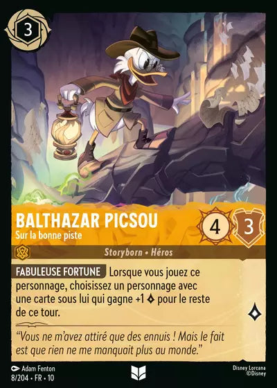 Carte Lorcana 008/204 Balthazar Picsou Foil | LorenZone
