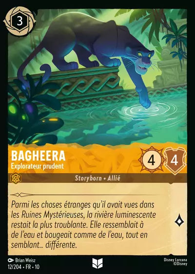 Carte Lorcana 012/204 Bagheera Foil | LorenZone