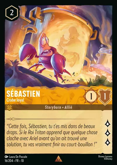 Carte Lorcana 016/204 Sébastien Foil | LorenZone