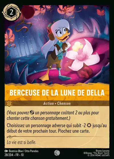 Carte Lorcana 028/204 Berceuse de la Lune de Della Foil | LorenZone