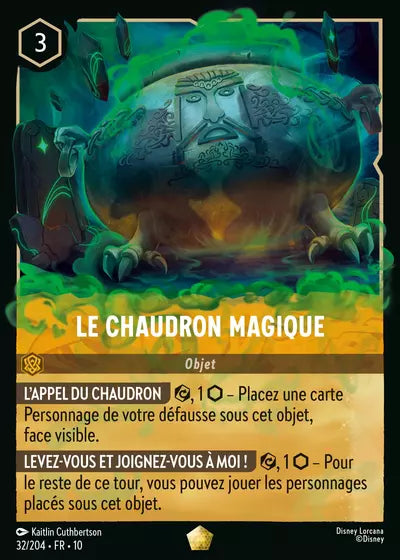 Carte Lorcana 032/204 Le Chaudron magique Foil | LorenZone