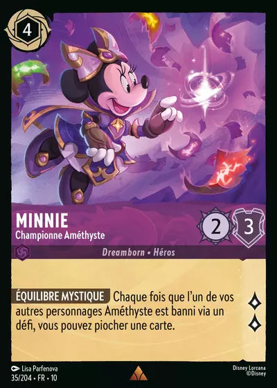 Carte Lorcana 035/204 Minnie Foil | LorenZone