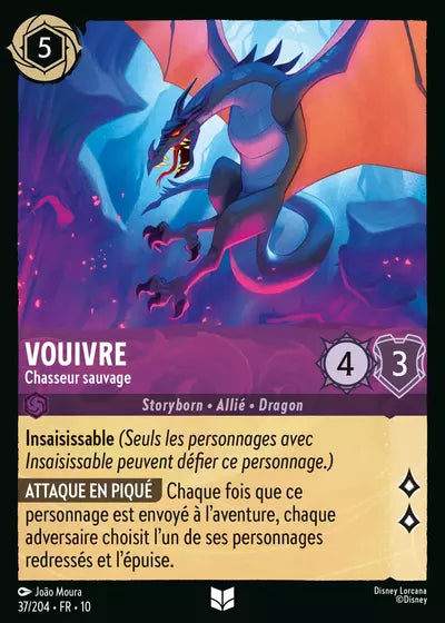 Carte Lorcana 037/204 Vouivre Foil | LorenZone