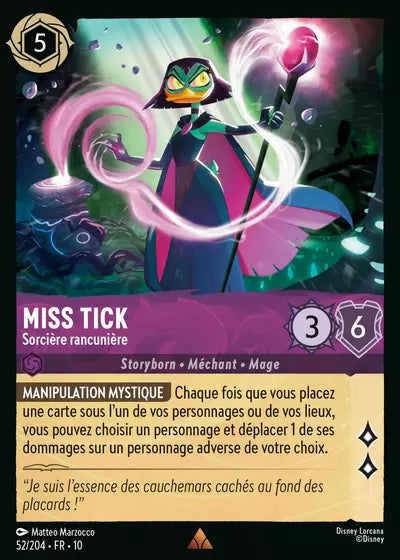 Carte Lorcana 052/204 Miss Tick Foil | LorenZone