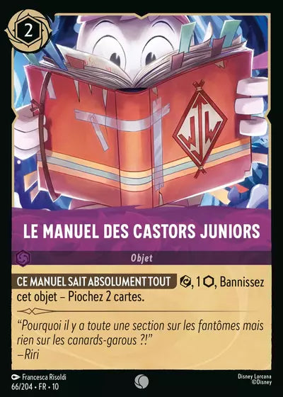 Carte Lorcana 066/204 Le Manuel des Castors Juniors Foil | LorenZone