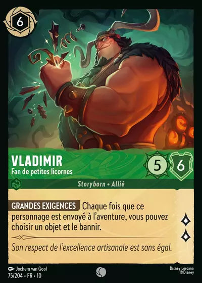 Carte Lorcana 075/204 Vladimir Foil | LorenZone