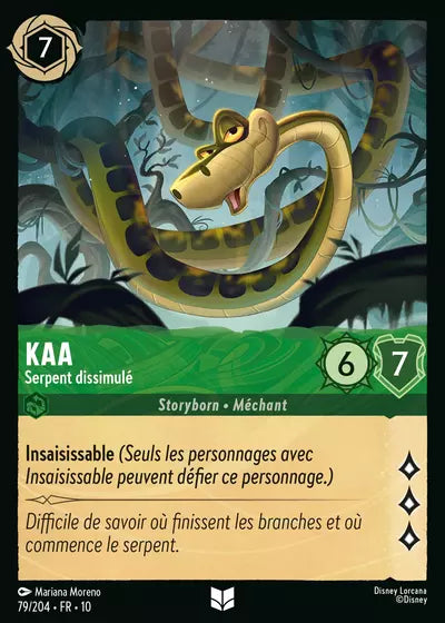 Carte Lorcana 079/204 Kaa Foil | LorenZone