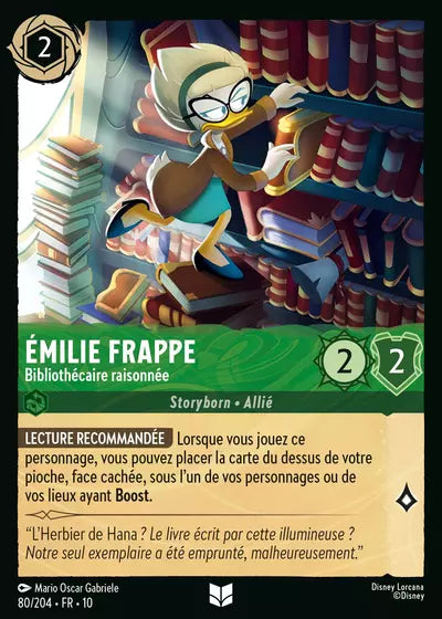 Carte Lorcana 080/204 Émilie Frappe Foil | LorenZone