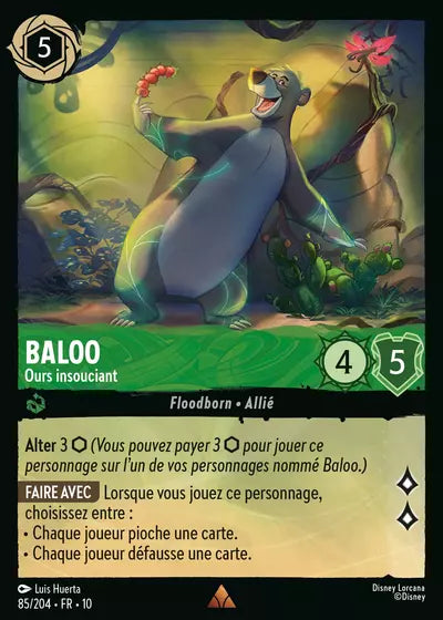 Carte Lorcana 085/204 Baloo Foil | LorenZone