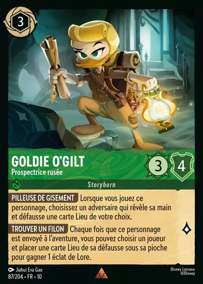 Carte Lorcana 087/204 Goldie O'Gilt Foil | LorenZone