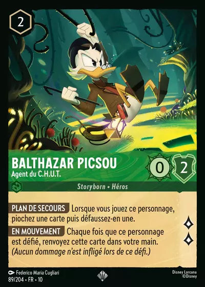Carte Lorcana 089/204 Balthazar Picsou Foil | LorenZone