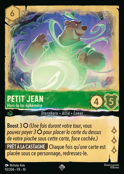 Carte Lorcana 092/204 Petit Jean Foil | LorenZone