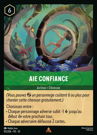 Carte Lorcana 095/204 Aie confiance Foil | LorenZone