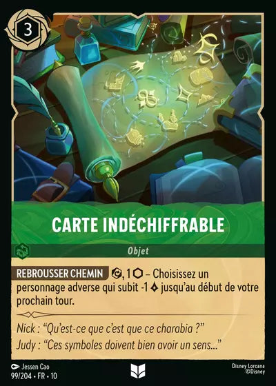Carte Lorcana 099/204 Carte indéchiffrable Foil | LorenZone
