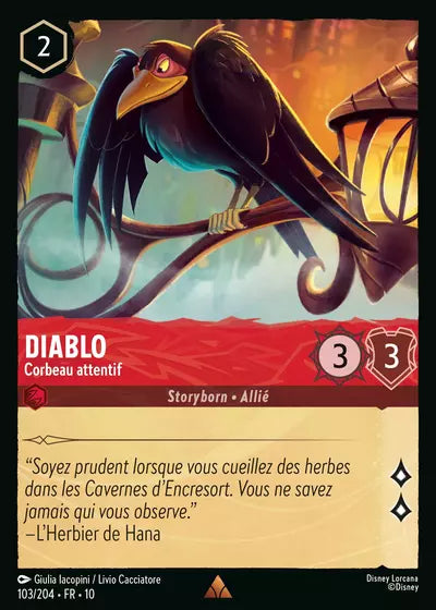 Carte Lorcana 103/204 Diablo Foil | LorenZone