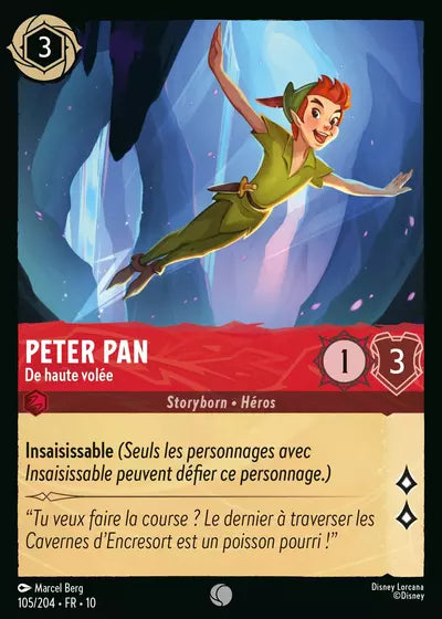 Carte Lorcana 105/204 Peter Pan Foil | LorenZone
