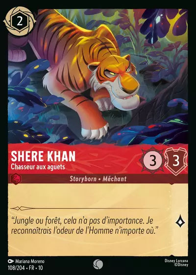 Carte Lorcana 108/204 Shere Khan Foil | LorenZone