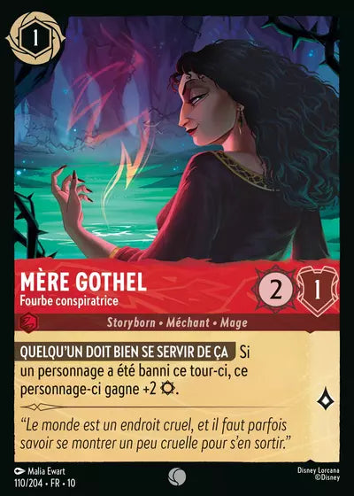 Carte Lorcana 110/204 Mère Gothel Foil | LorenZone