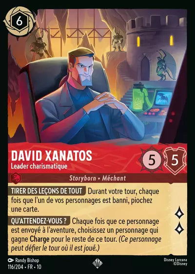Carte Lorcana 116/204 David Xanatos Foil | LorenZone