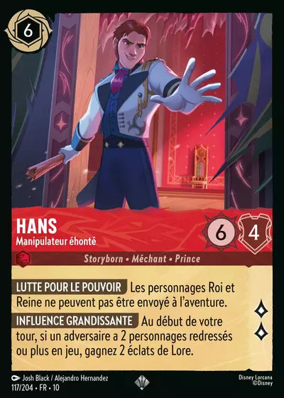 Carte Lorcana 117/204 Hans Foil | LorenZone