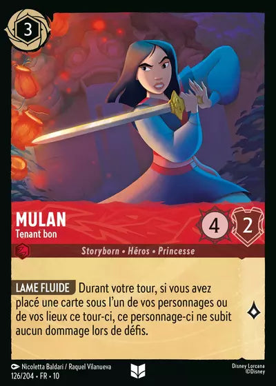 Carte Lorcana 126/204 Mulan Foil | LorenZone