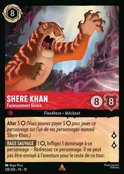 Carte Lorcana 128/204 Shere Khan Foil | LorenZone