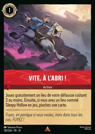 Carte Lorcana 130/204 Vite, à l'abri ! Foil | LorenZone