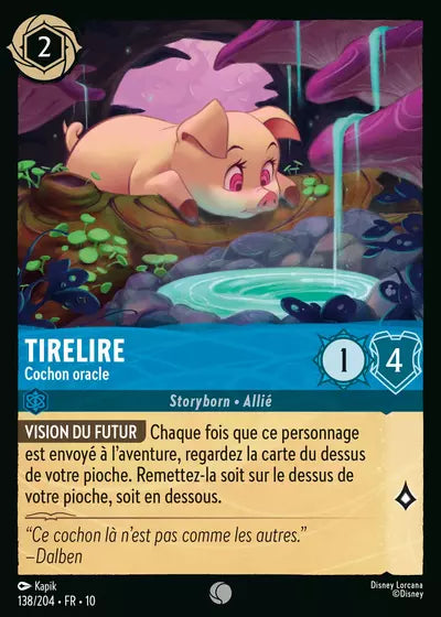Carte Lorcana 138/204 Tirelire Foil | LorenZone