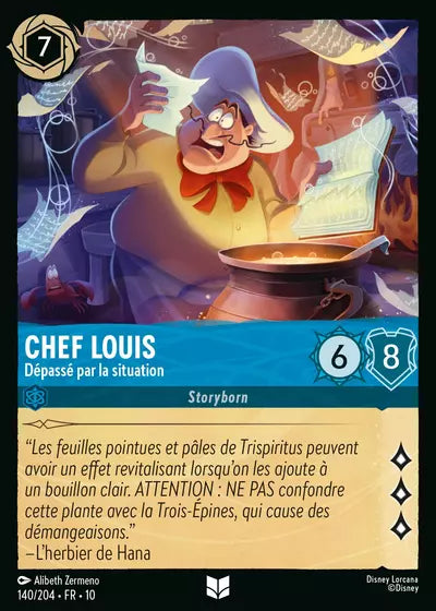 Carte Lorcana 140/204 Chef Louis Foil | LorenZone