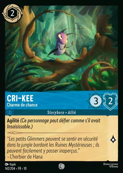 Carte Lorcana 142/204 Cri-Kee Foil | LorenZone