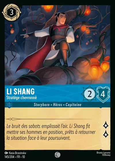 Carte Lorcana 145/204 Li Shang Foil | LorenZone