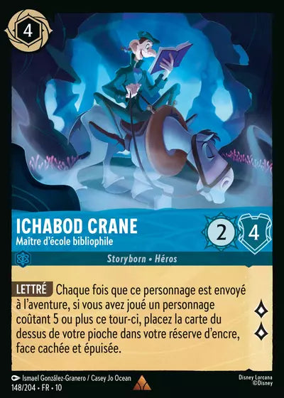 Carte Lorcana 148/204 Ichabod Crane Foil | LorenZone