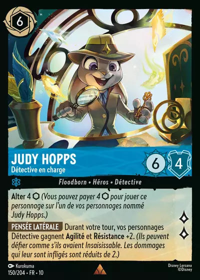 Carte Lorcana 150/204 Judy Hopps Foil | LorenZone
