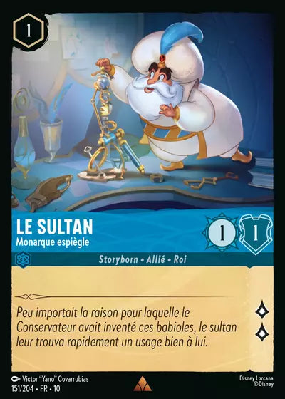 Carte Lorcana 151/204 Le Sultan Foil | LorenZone