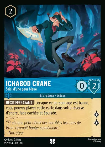 Carte Lorcana 152/204 Ichabod Crane Foil | LorenZone
