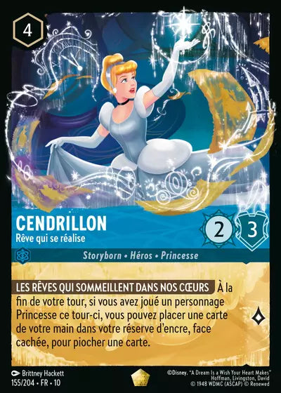 Carte Lorcana 155/204 Cendrillon Foil | LorenZone