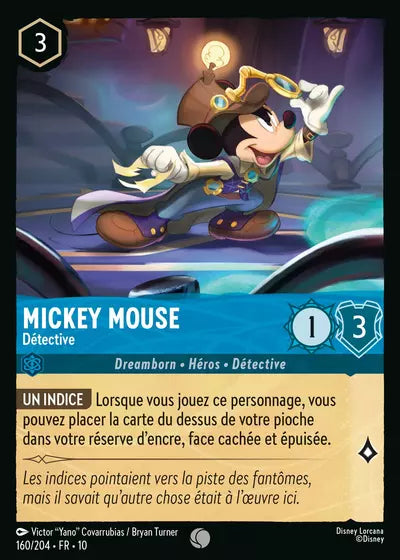 Carte Lorcana 160/204 Mickey Mouse Foil | LorenZone