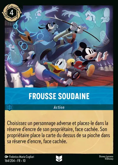 Carte Lorcana 164/204 Frousse soudaine Foil | LorenZone