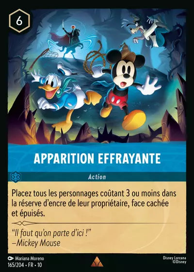Carte Lorcana 165/204 Apparition effrayante Foil | LorenZone