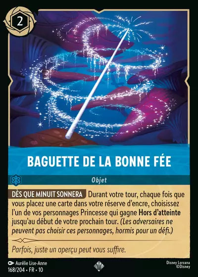 Carte Lorcana 168/204 Baguette de la bonne fée Foil | LorenZone