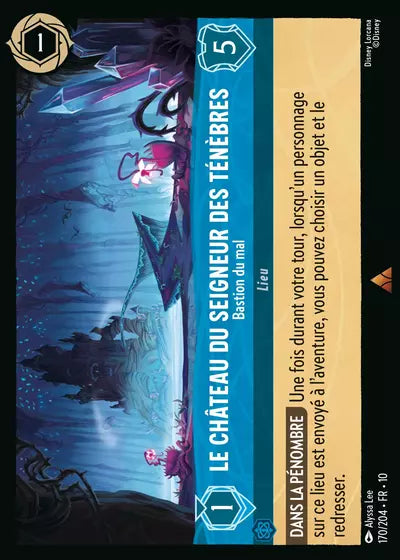 Carte Lorcana 170/204 Le Château du Seigneur des Ténèbres Foil | LorenZone