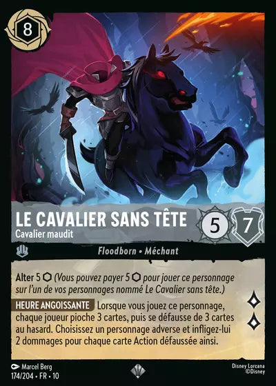 Carte Lorcana 174/204 Le Cavalier sans tête Foil | LorenZone