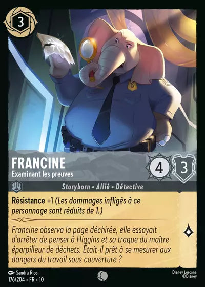Carte Lorcana 176/204 Francine Foil | LorenZone