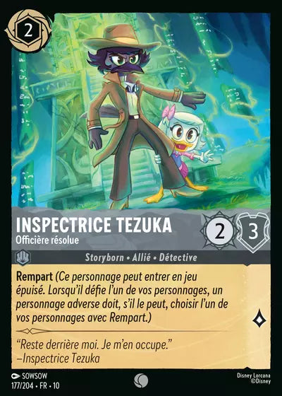 Carte Lorcana 177/204 Inspectrice Tezuka Foil | LorenZone