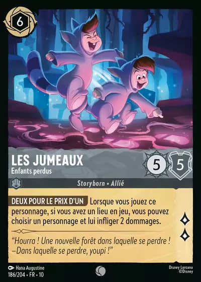 Carte Lorcana 186/204 Les jumeaux Foil | LorenZone