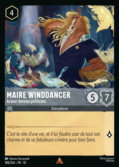 Carte Lorcana 188/204 Maire Winddancer Foil | LorenZone
