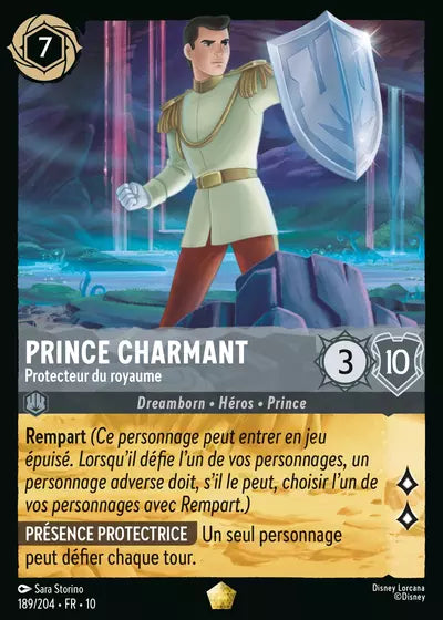 Carte Lorcana 189/204 Prince charmant Foil | LorenZone