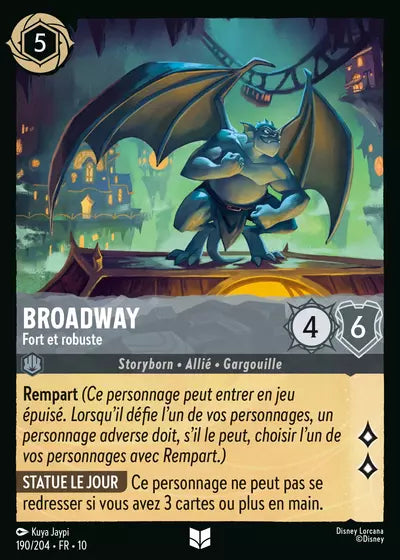 Carte Lorcana 190/204 Broadway Foil | LorenZone